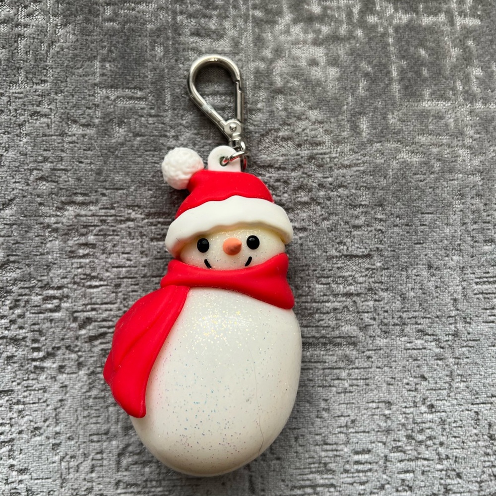 Bath & Body Works Snowman Key Holder - Red & White